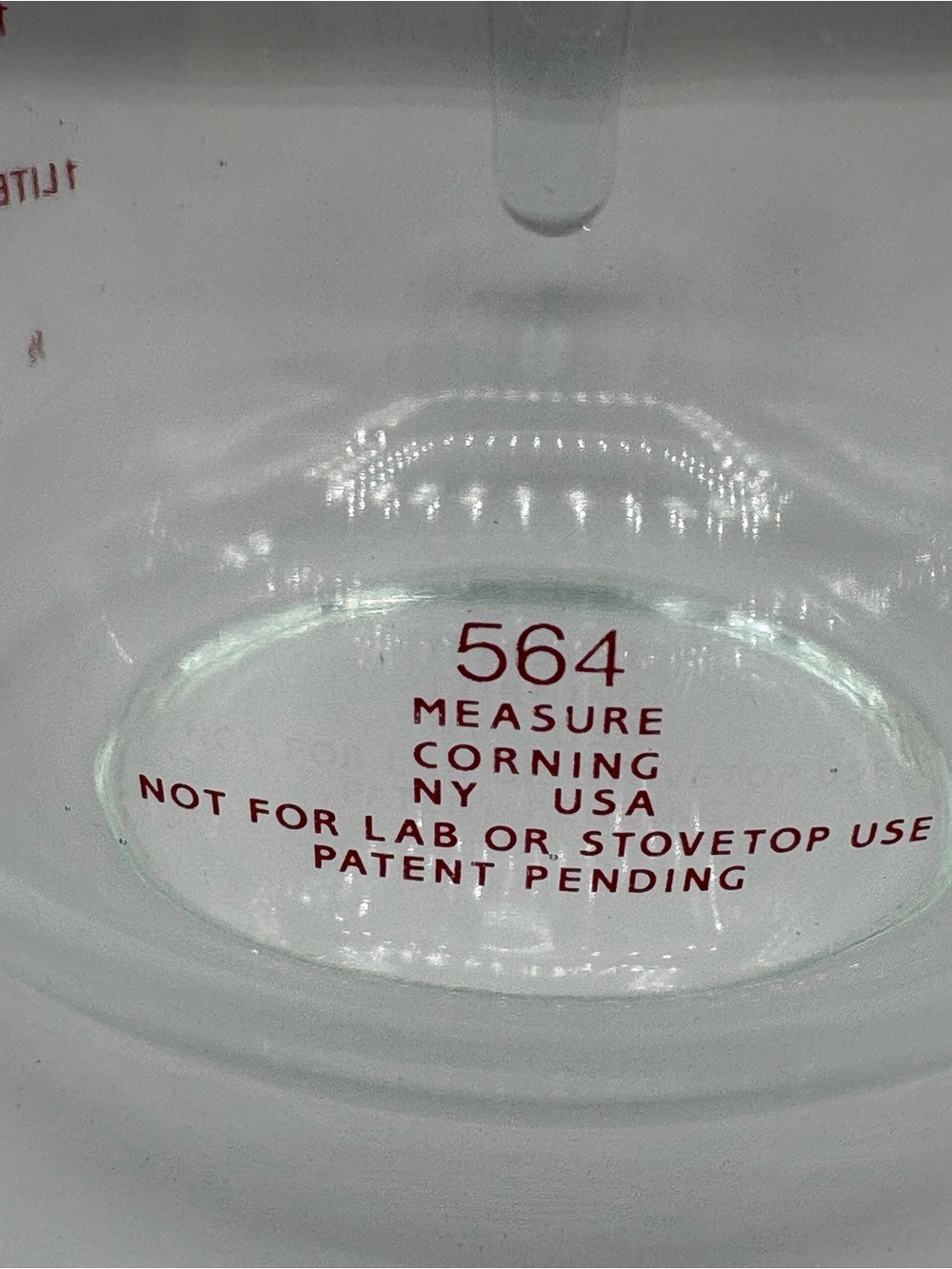 Vintage PYREX 8 cup, 2 liters 564 LARGE Red lettering EXCELLENT - Picture 6 of 11